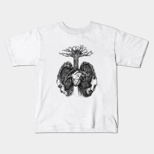 human lungs Kids T-Shirt